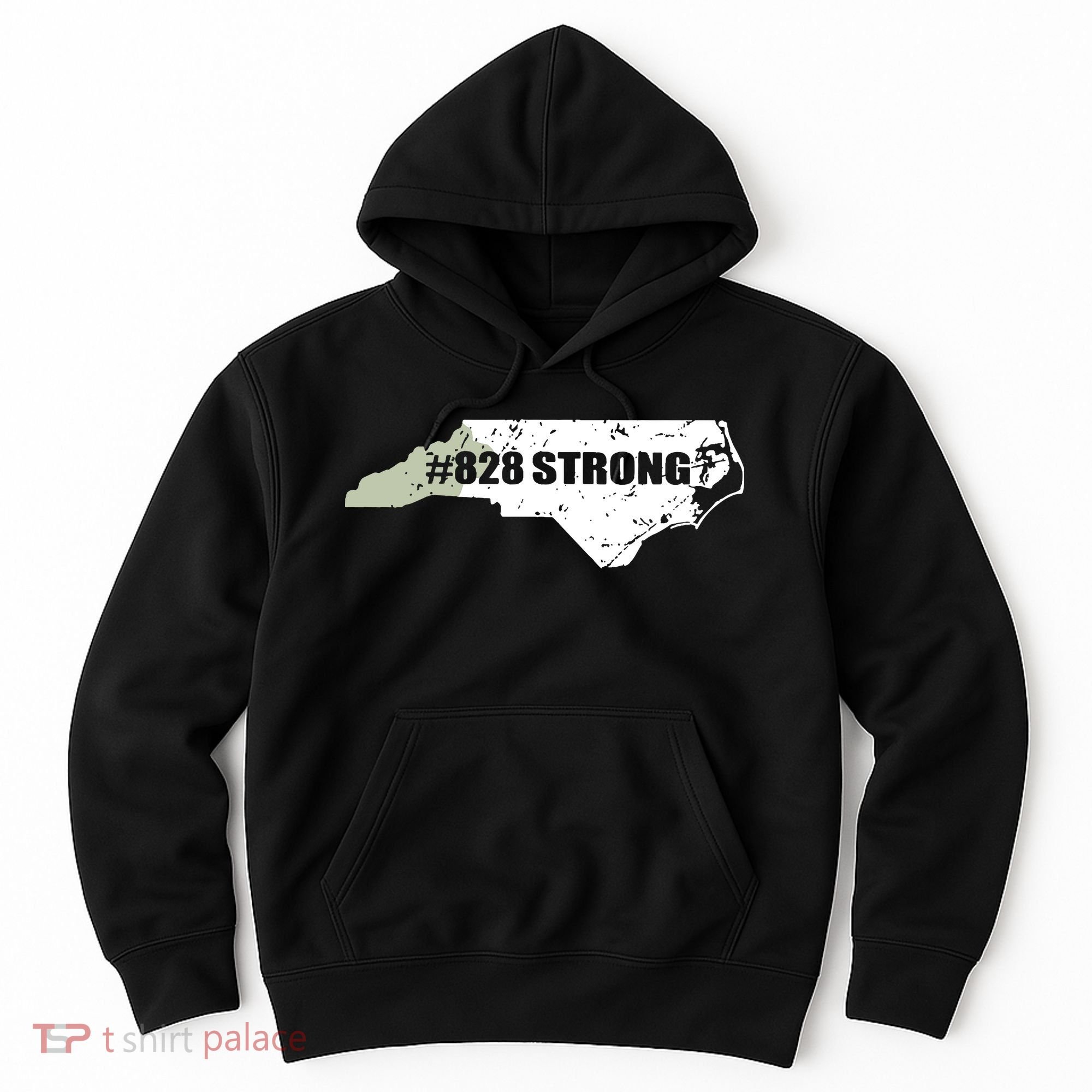 828 Strong North Carolina Hurricane Relief Awareness Hoodie