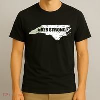 828 Strong North Carolina Hurricane Relief Awareness T-Shirt thumb 3