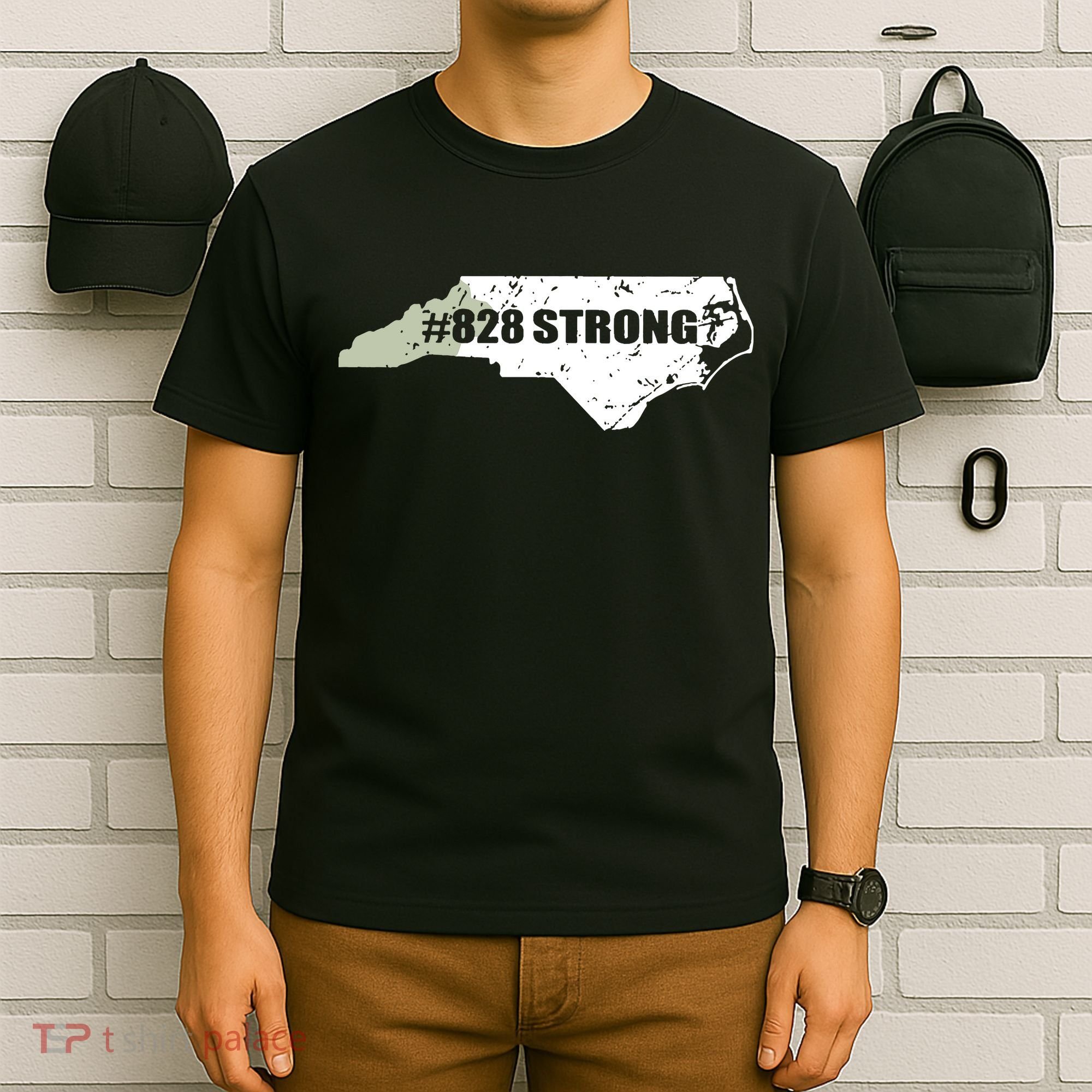 828 Strong North Carolina Hurricane Relief Awareness T-Shirt