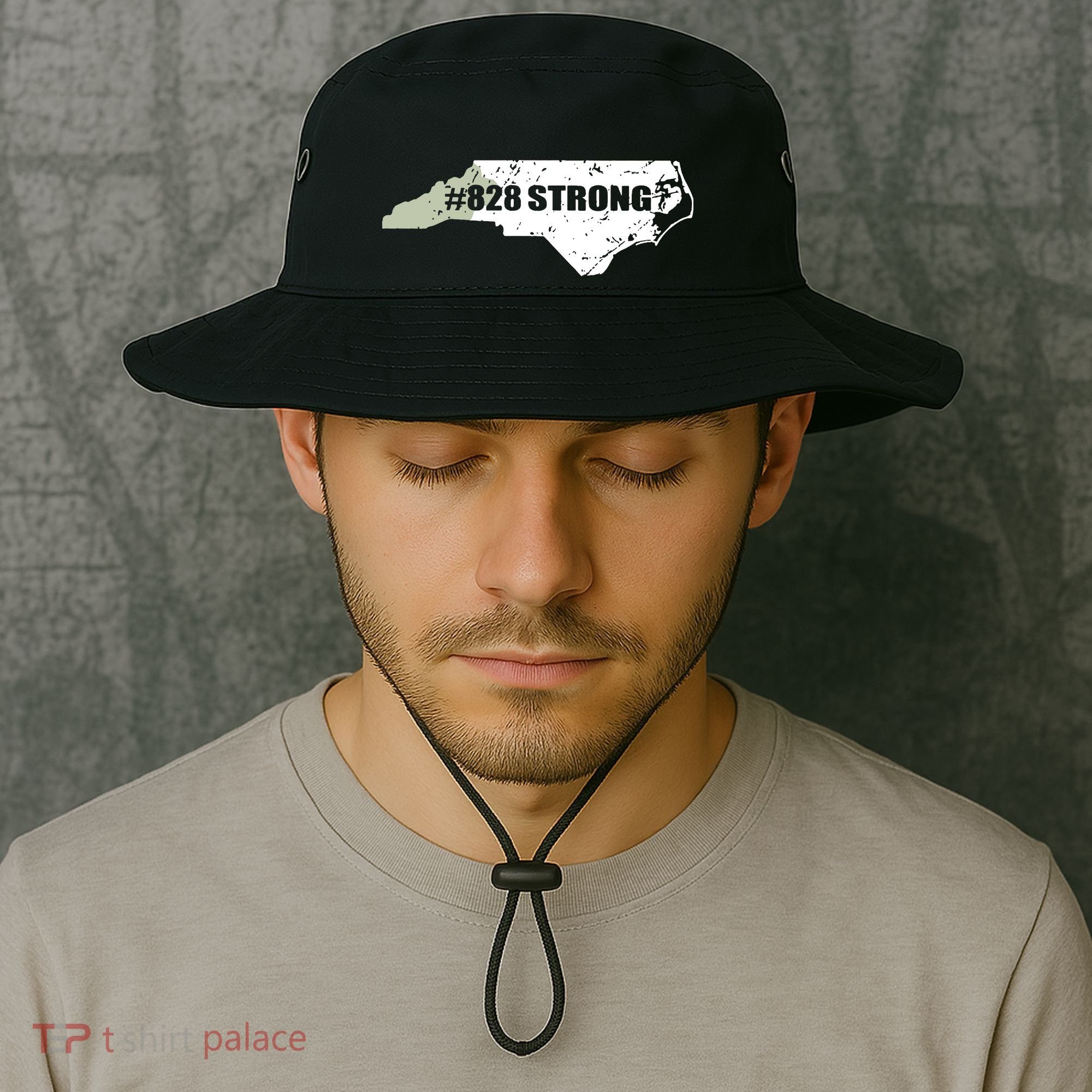 828 Strong North Carolina Hurricane Relief Awareness Bucket Hat