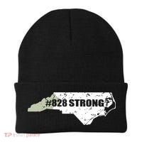 828 Strong North Carolina Hurricane Relief Awareness Beanie thumb 0