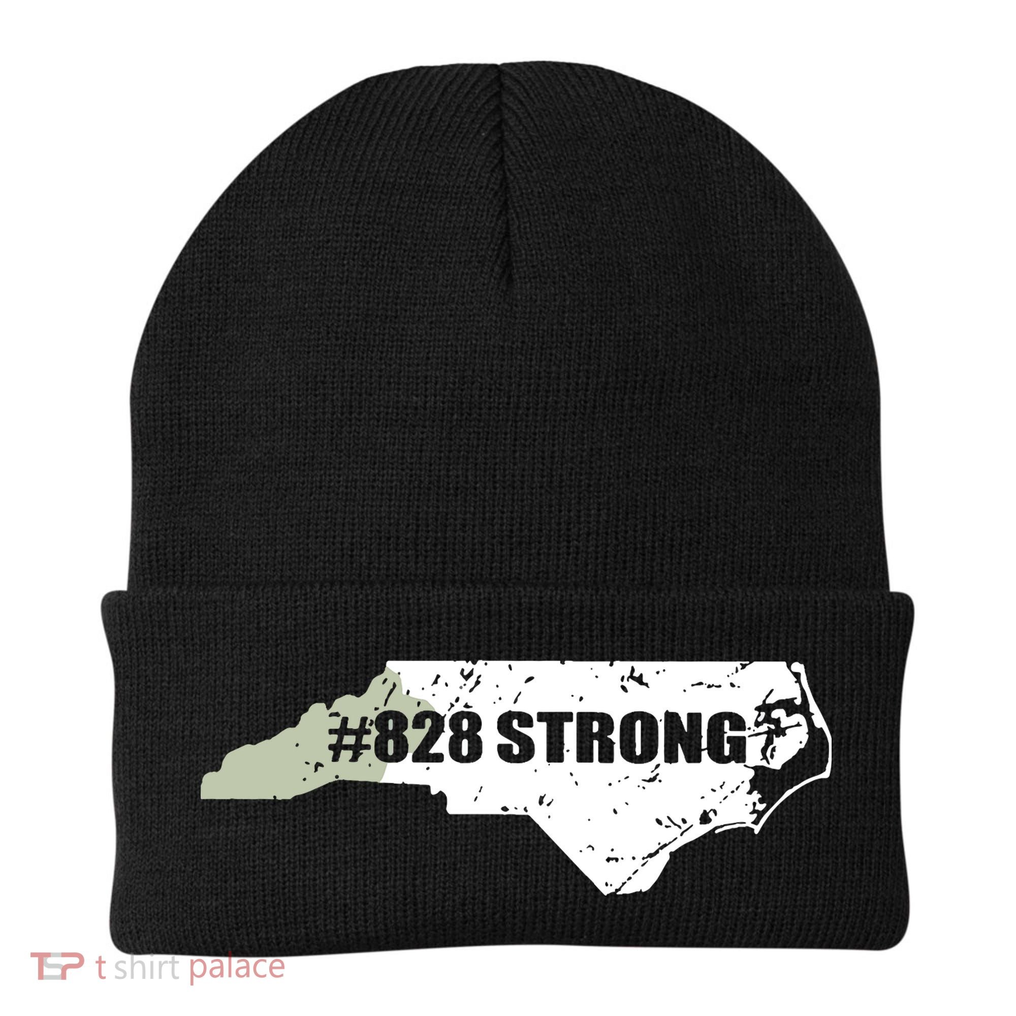 828 Strong North Carolina Hurricane Relief Awareness Beanie
