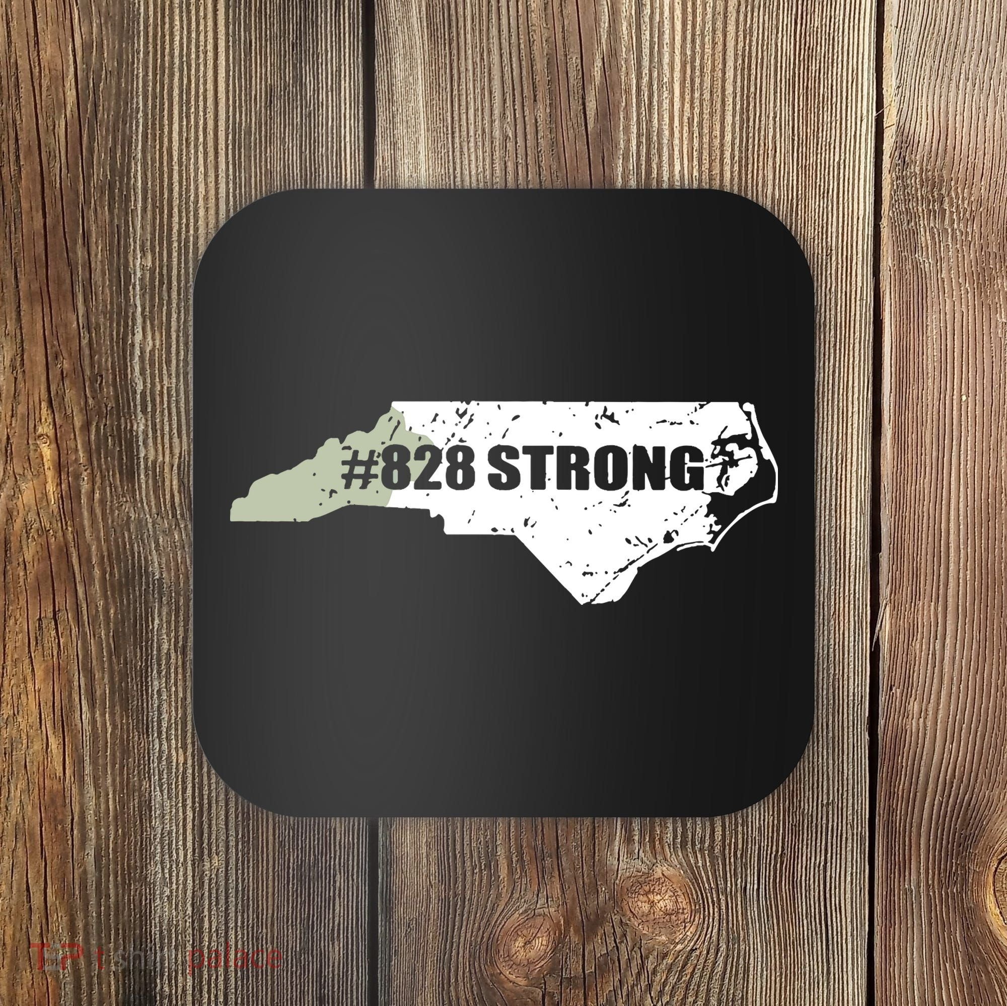 828 Strong North Carolina Hurricane Relief Awareness Coaster
