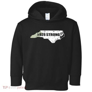 828 Strong North Carolina Hurricane Relief Awareness Toddler Hoodie
