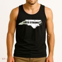 828 Strong North Carolina Hurricane Relief Awareness Tank Top thumb 3