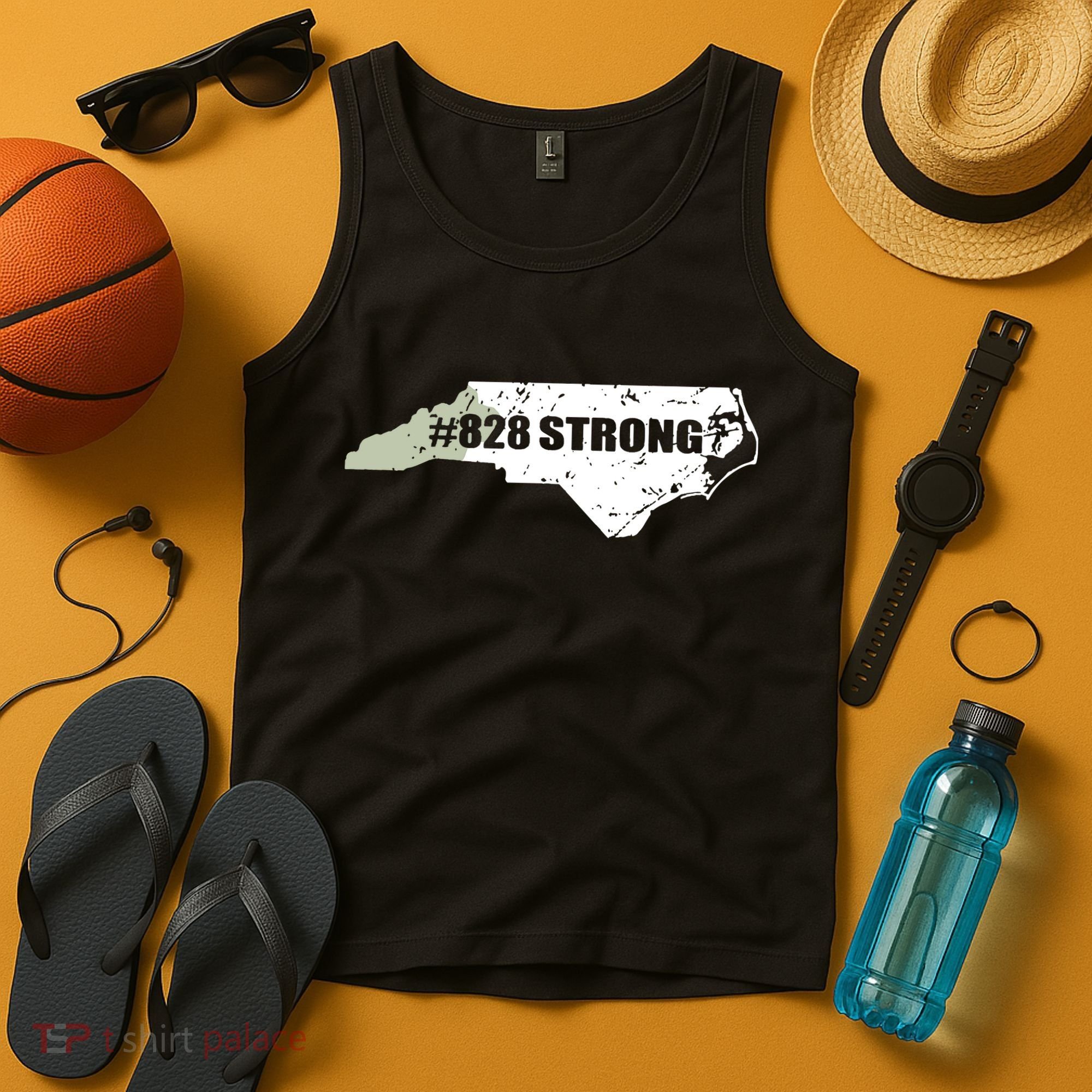 828 Strong North Carolina Hurricane Relief Awareness Tank Top