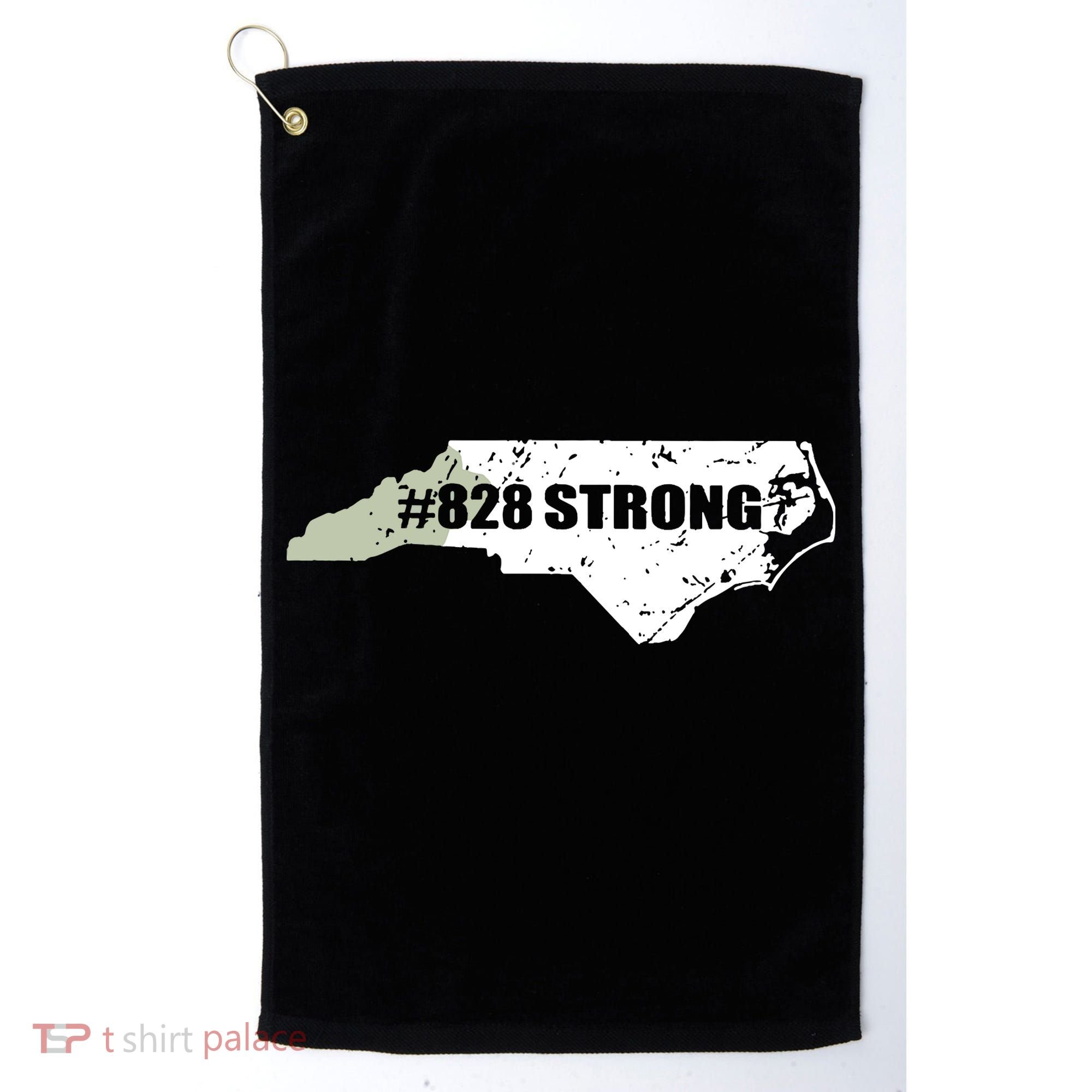 828 Strong North Carolina Hurricane Relief Awareness Golf Towel