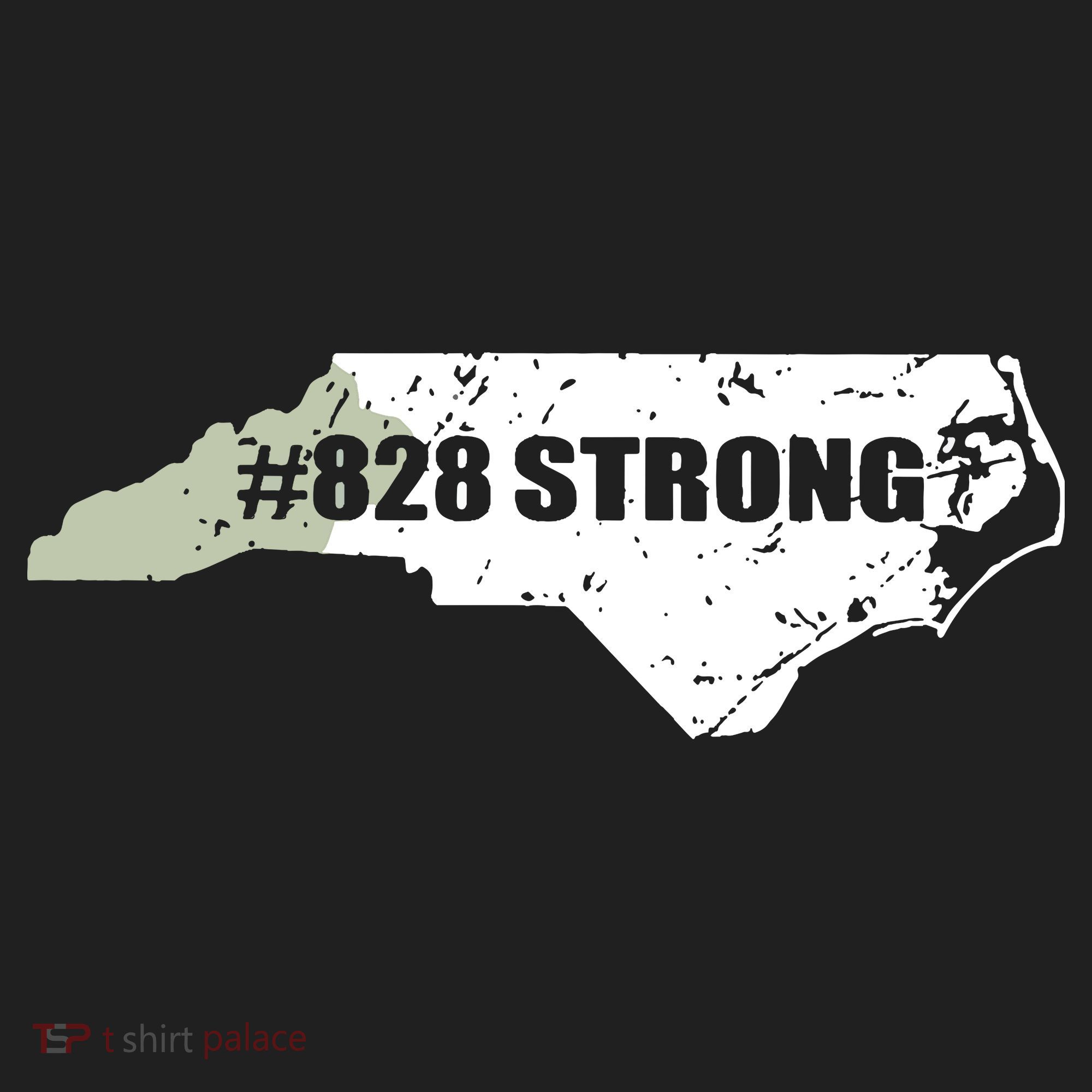 828 Strong North Carolina Hurricane Relief Awareness Golf Towel