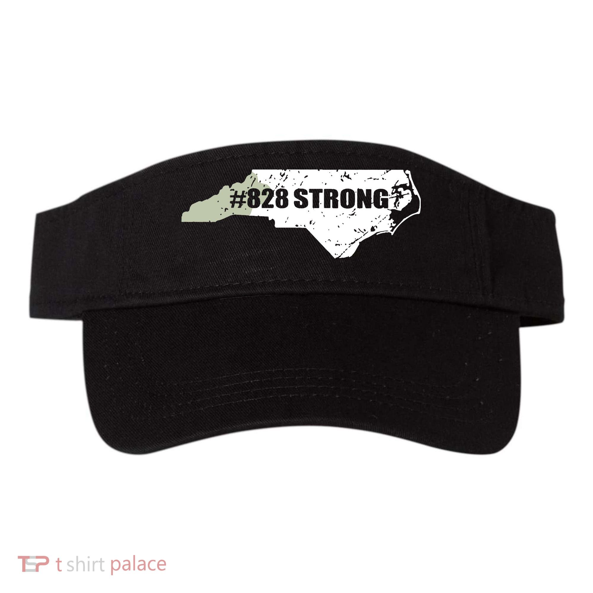 828 Strong North Carolina Hurricane Relief Awareness Visor
