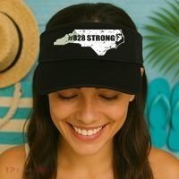 828 Strong North Carolina Hurricane Relief Awareness Visor thumb 2