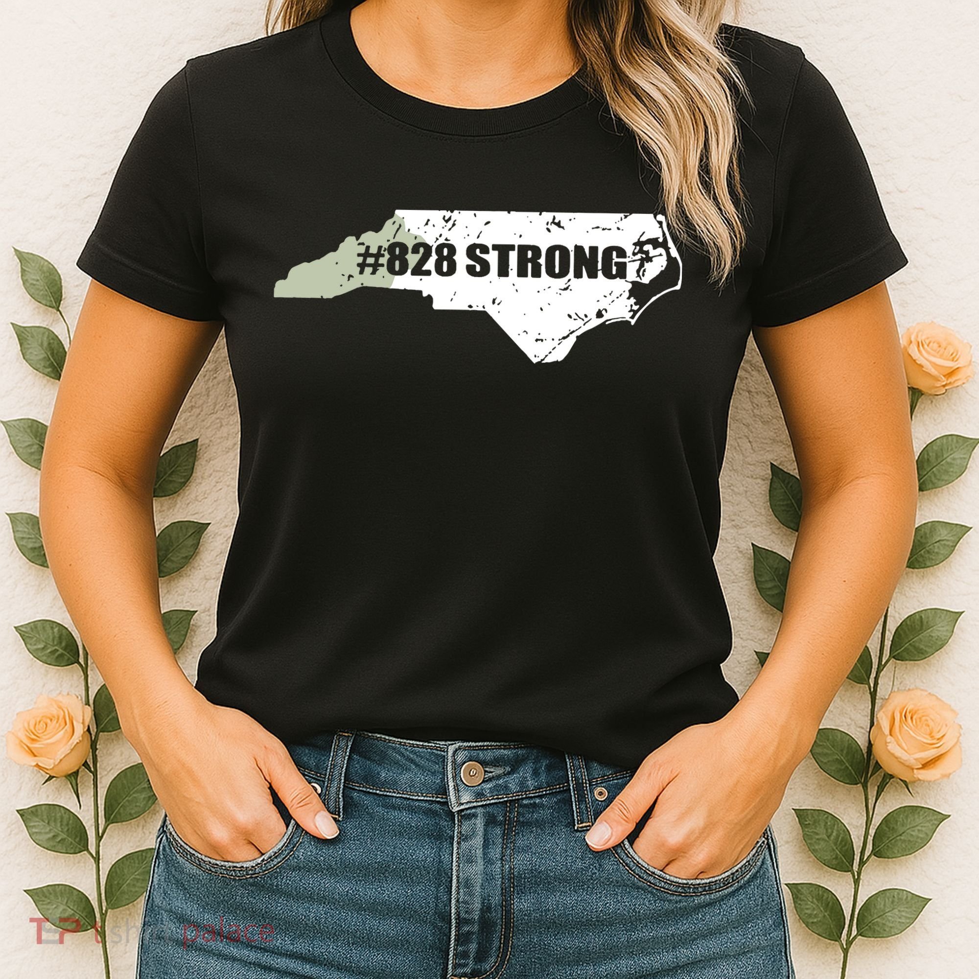 828 Strong North Carolina Hurricane Relief Awareness Women's T-Shirt