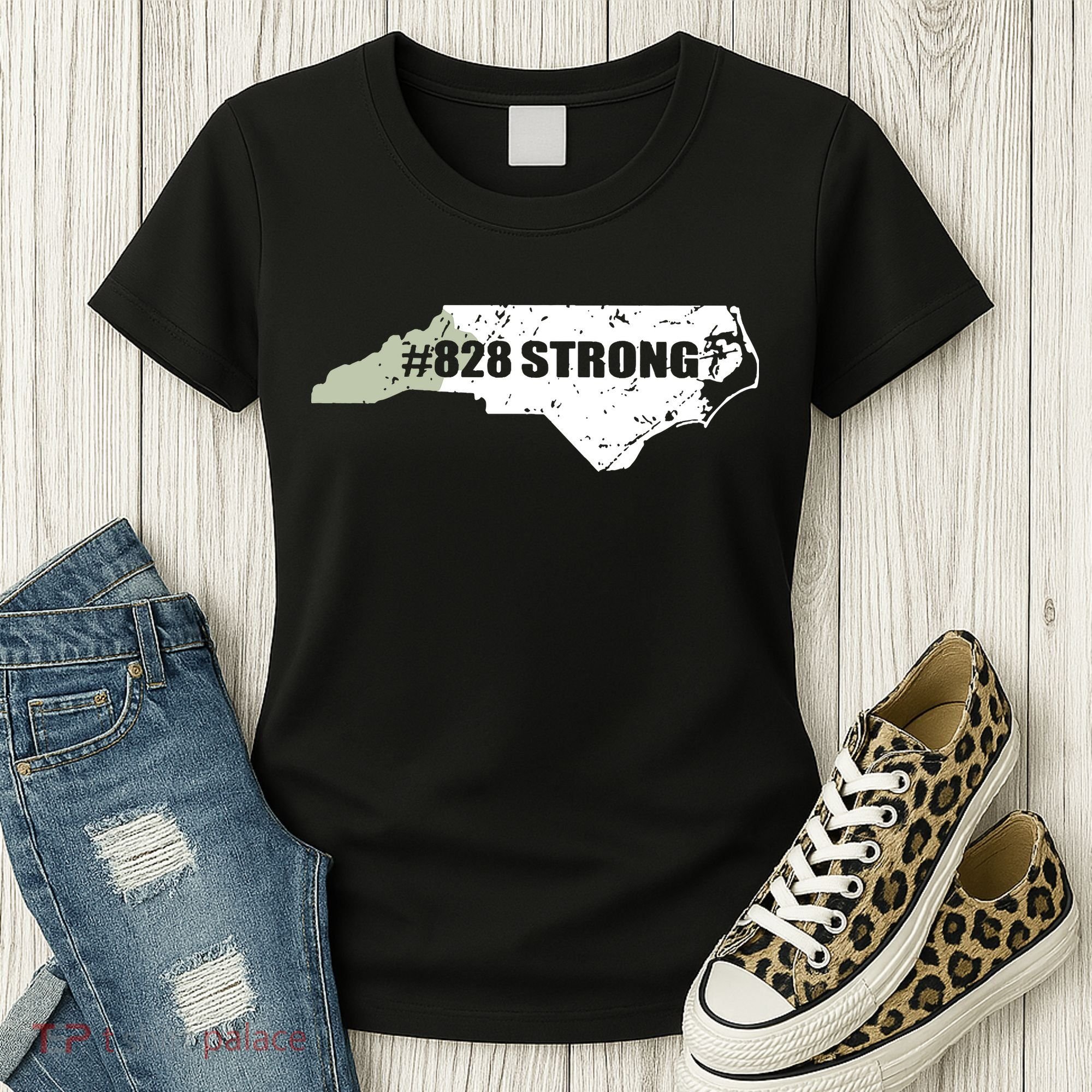 828 Strong North Carolina Hurricane Relief Awareness Women's T-Shirt
