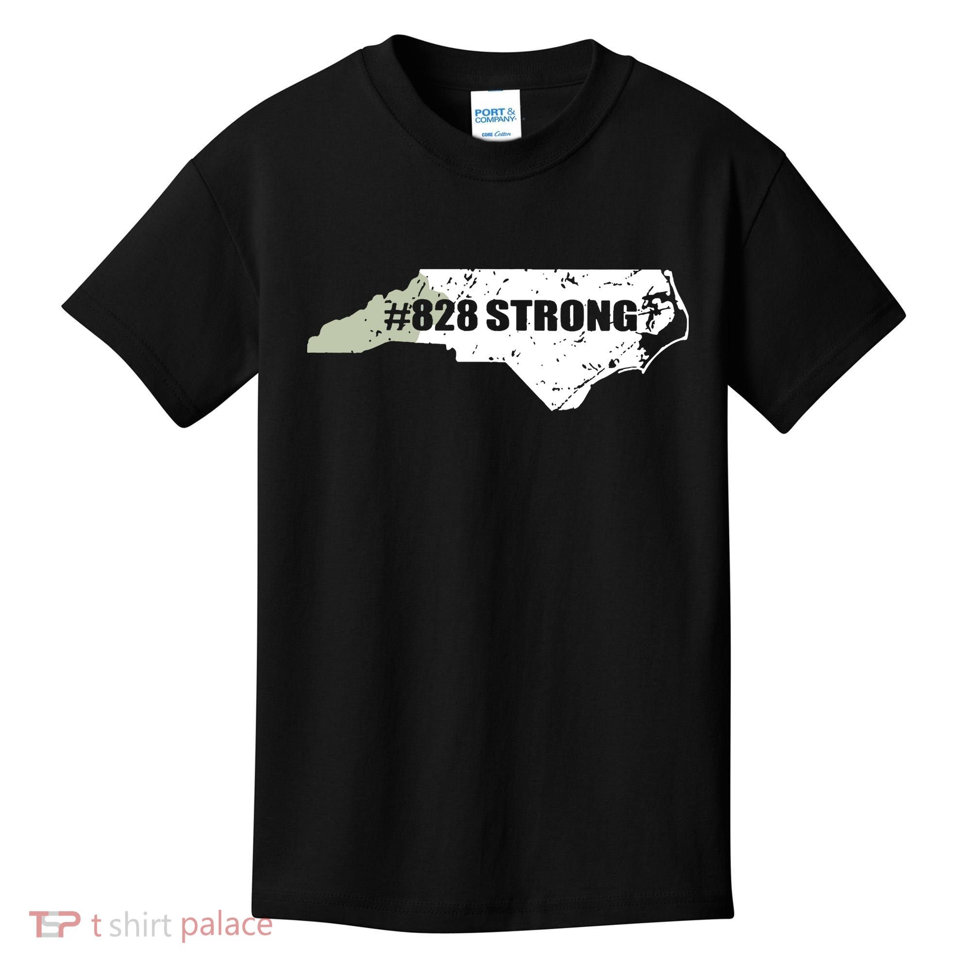 828 Strong North Carolina Hurricane Relief Awareness Kids T-Shirt