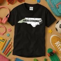 828 Strong North Carolina Hurricane Relief Awareness Kids T-Shirt thumb 3