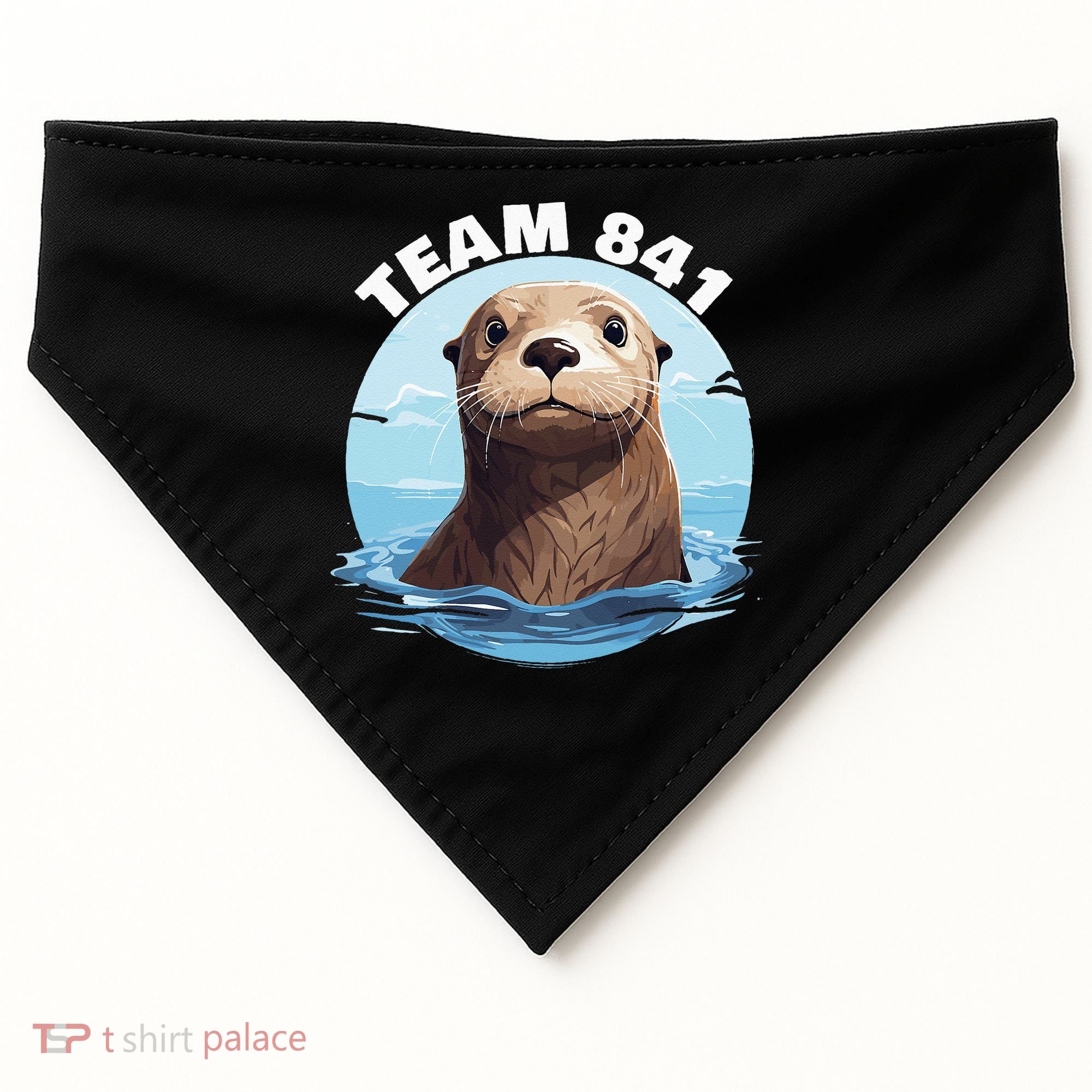 841 Surfing Otter 841 Otter Team 841 California Otter 841 USA-Made Doggie Bandana