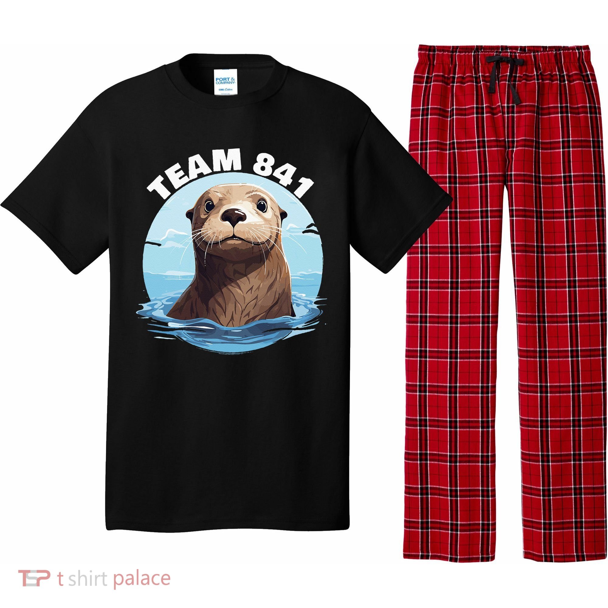 841 Surfing Otter 841 Otter Team 841 California Otter 841 Pajama Set