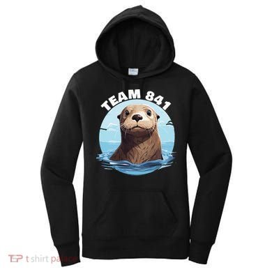 841 Surfing Otter 841 Otter Team 841 California Otter 841 Women's Hoodie