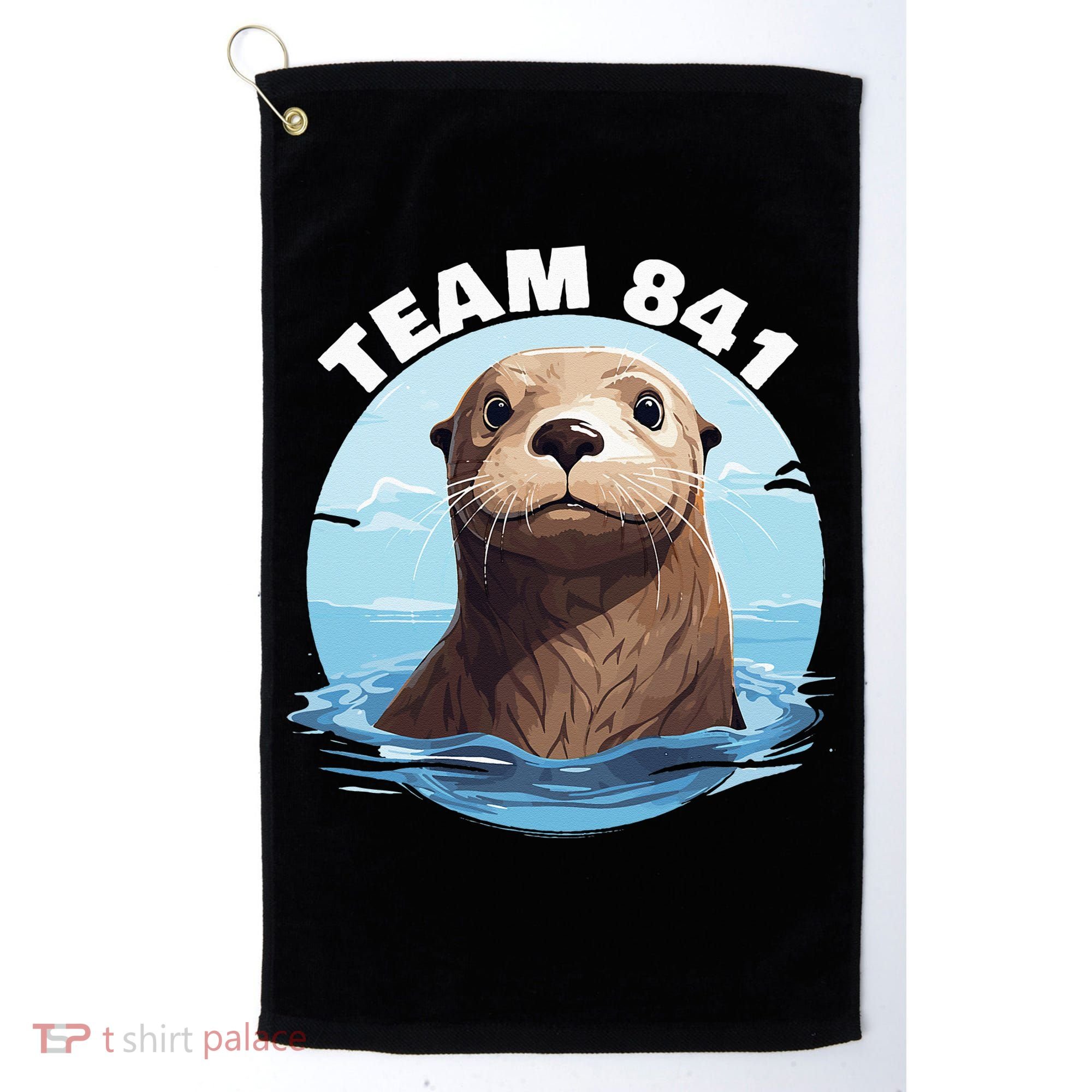 841 Surfing Otter 841 Otter Team 841 California Otter 841 Golf Towel