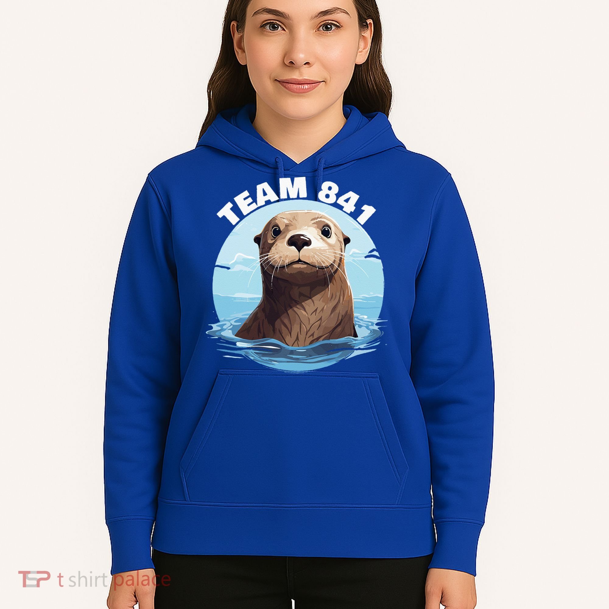 841 Surfing Otter 841 Otter Team 841 California Otter 841 Hoodie