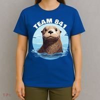 841 Surfing Otter 841 Otter Team 841 California Otter 841 T-Shirt thumb 4
