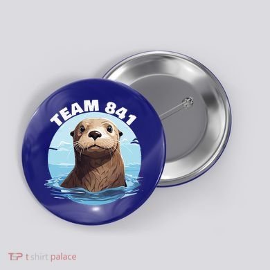 841 Surfing Otter 841 Otter Team 841 California Otter 841 Button