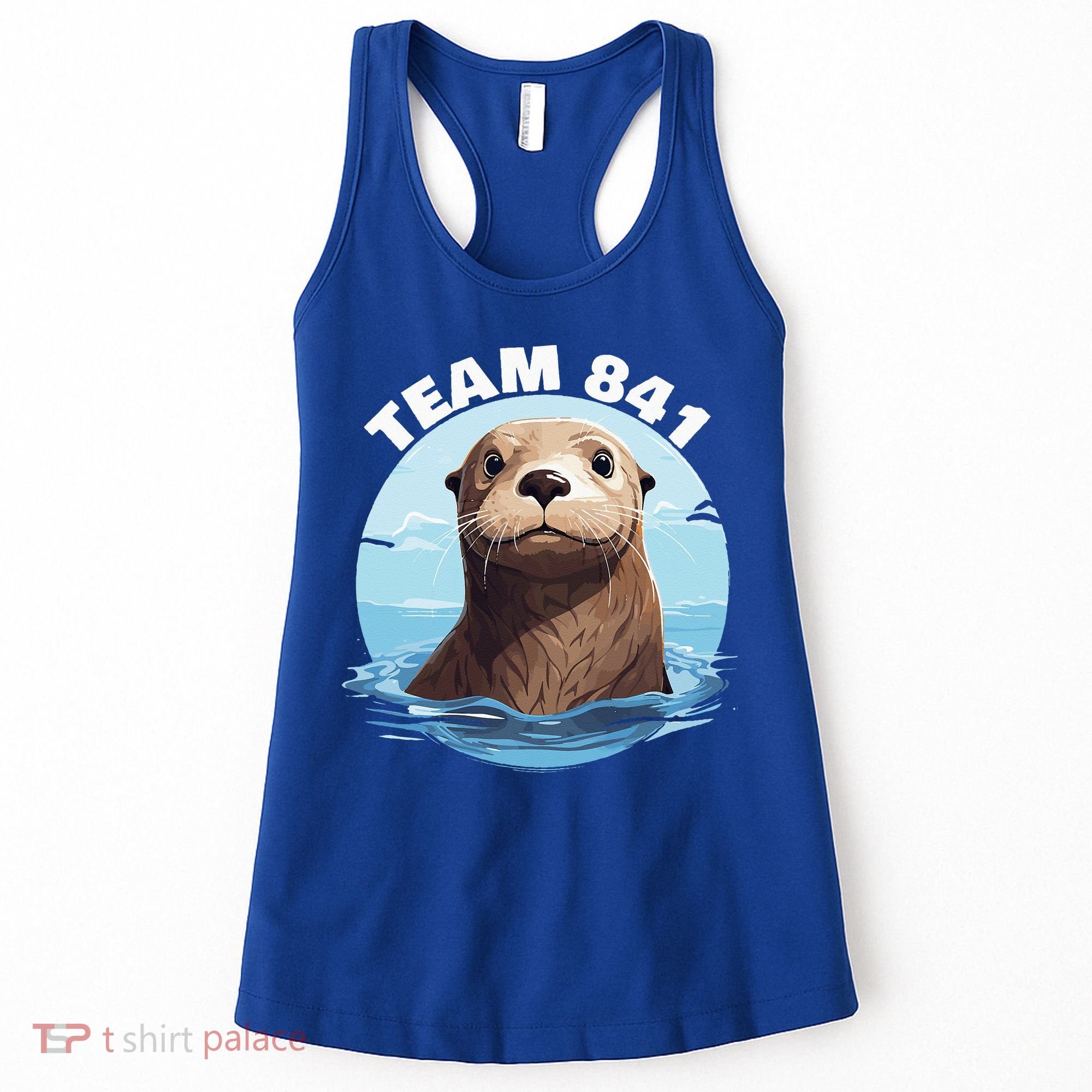 841 Surfing Otter 841 Otter Team 841 California Otter 841 Women's Tank Top