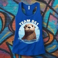 841 Surfing Otter 841 Otter Team 841 California Otter 841 Women's Tank Top thumb 3