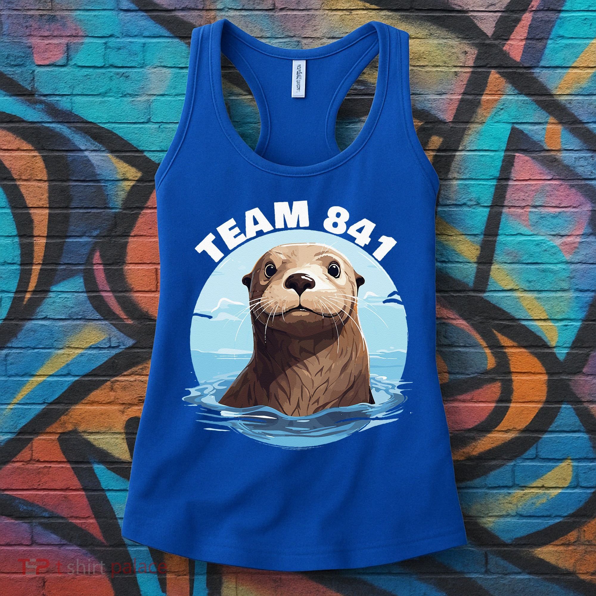 841 Surfing Otter 841 Otter Team 841 California Otter 841 Women's Tank Top