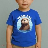 841 Surfing Otter 841 Otter Team 841 California Otter 841 Toddler T-Shirt thumb 2