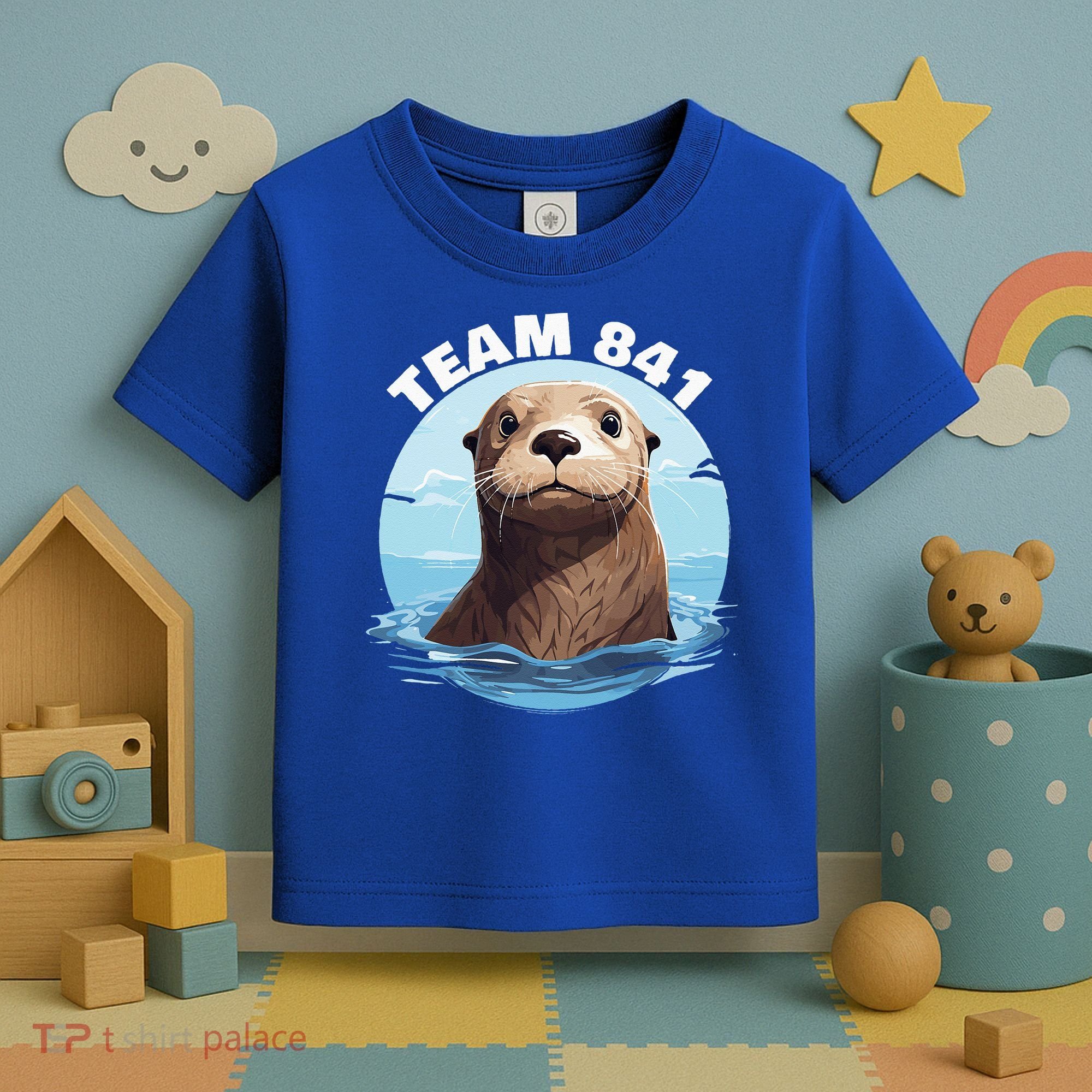 841 Surfing Otter 841 Otter Team 841 California Otter 841 Toddler T-Shirt