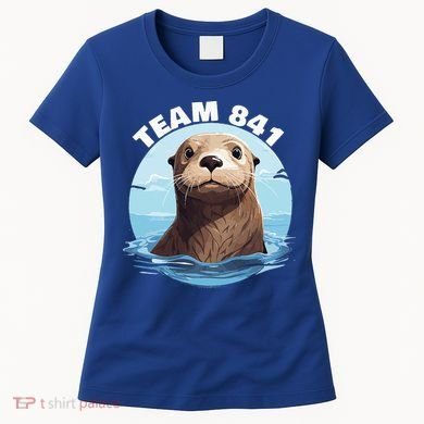 841 Surfing Otter 841 Otter Team 841 California Otter 841 Women's T-Shirt