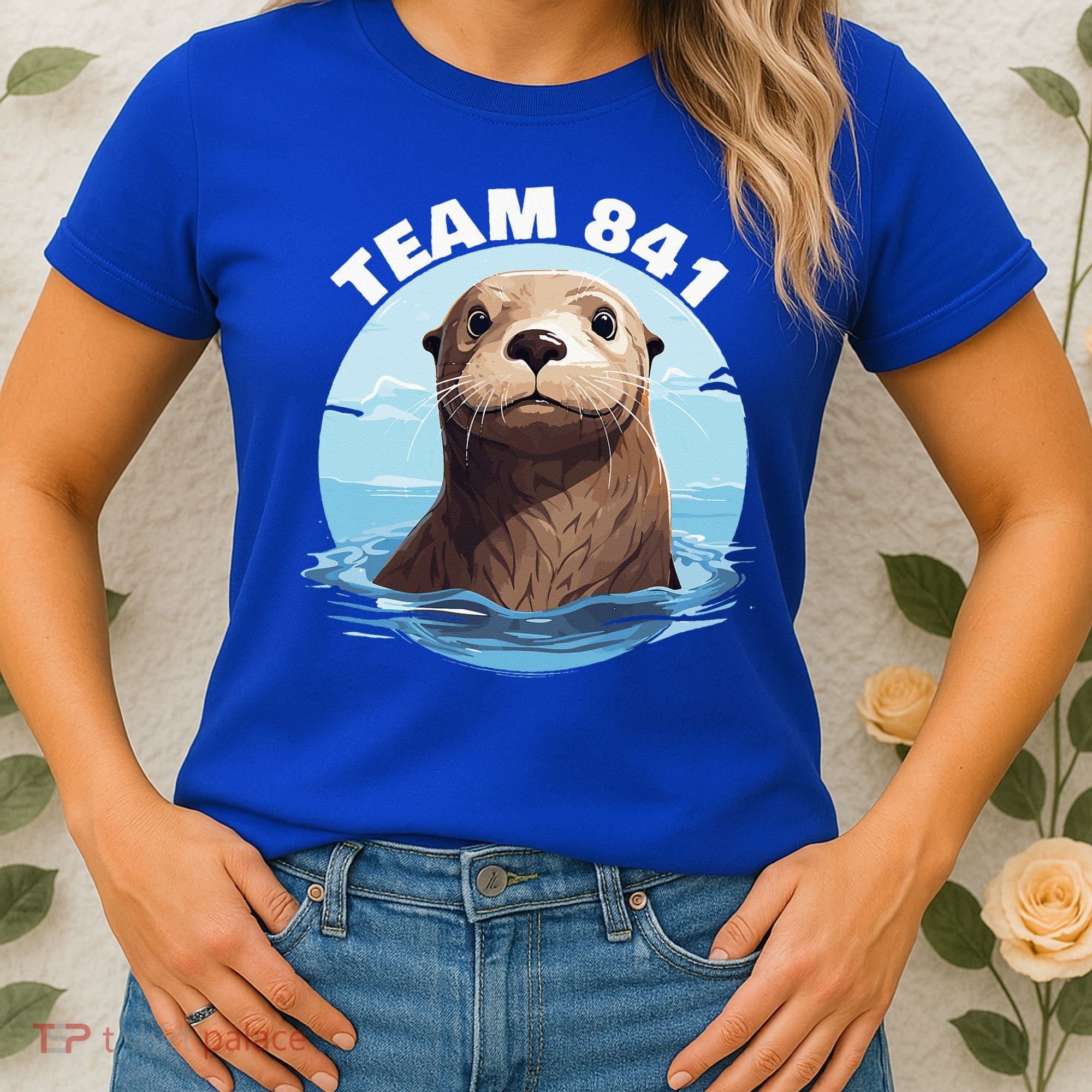841 Surfing Otter 841 Otter Team 841 California Otter 841 Women's T-Shirt