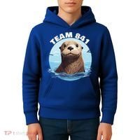 841 Surfing Otter 841 Otter Team 841 California Otter 841 Kids Hoodie thumb 4