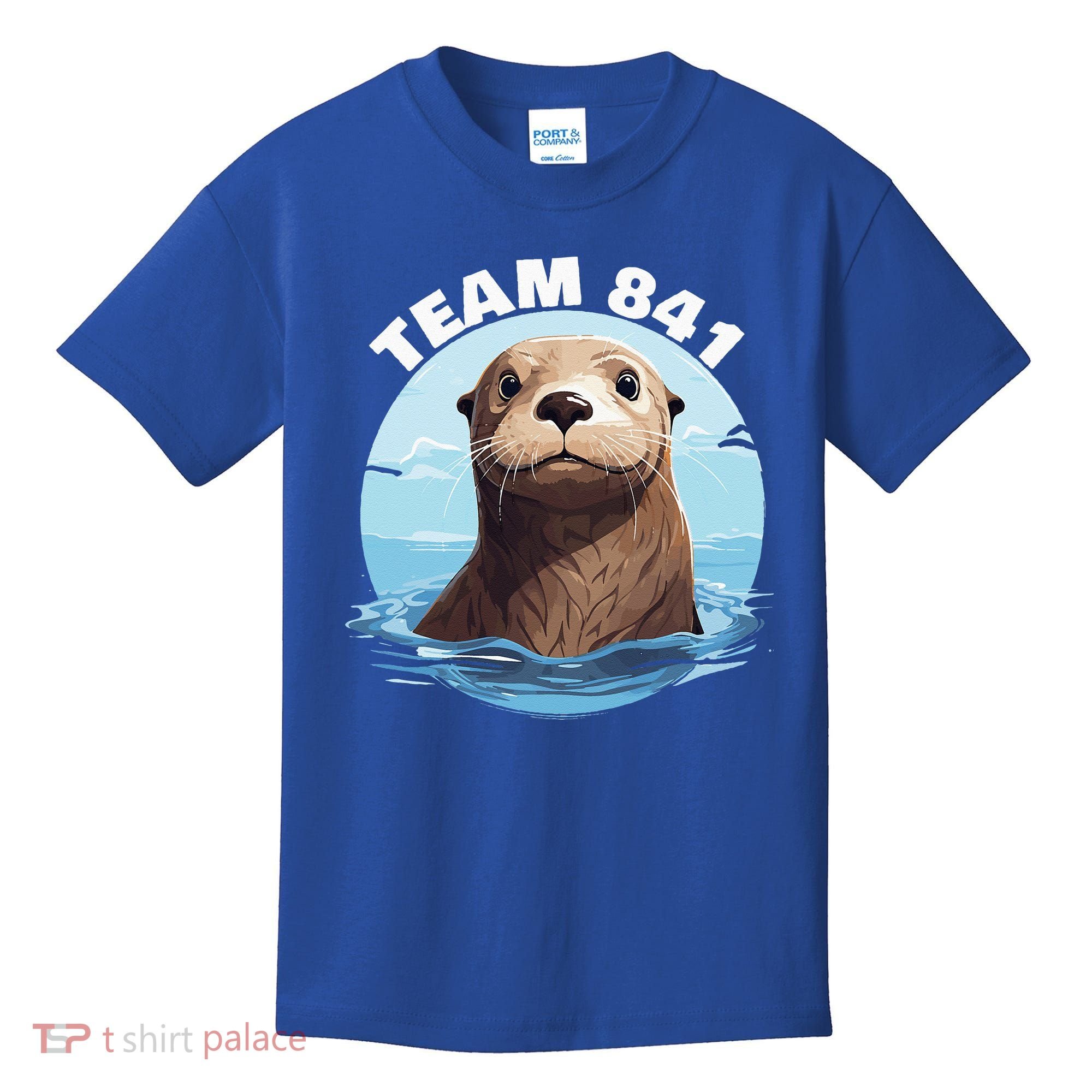 841 Surfing Otter 841 Otter Team 841 California Otter 841 Kids T-Shirt