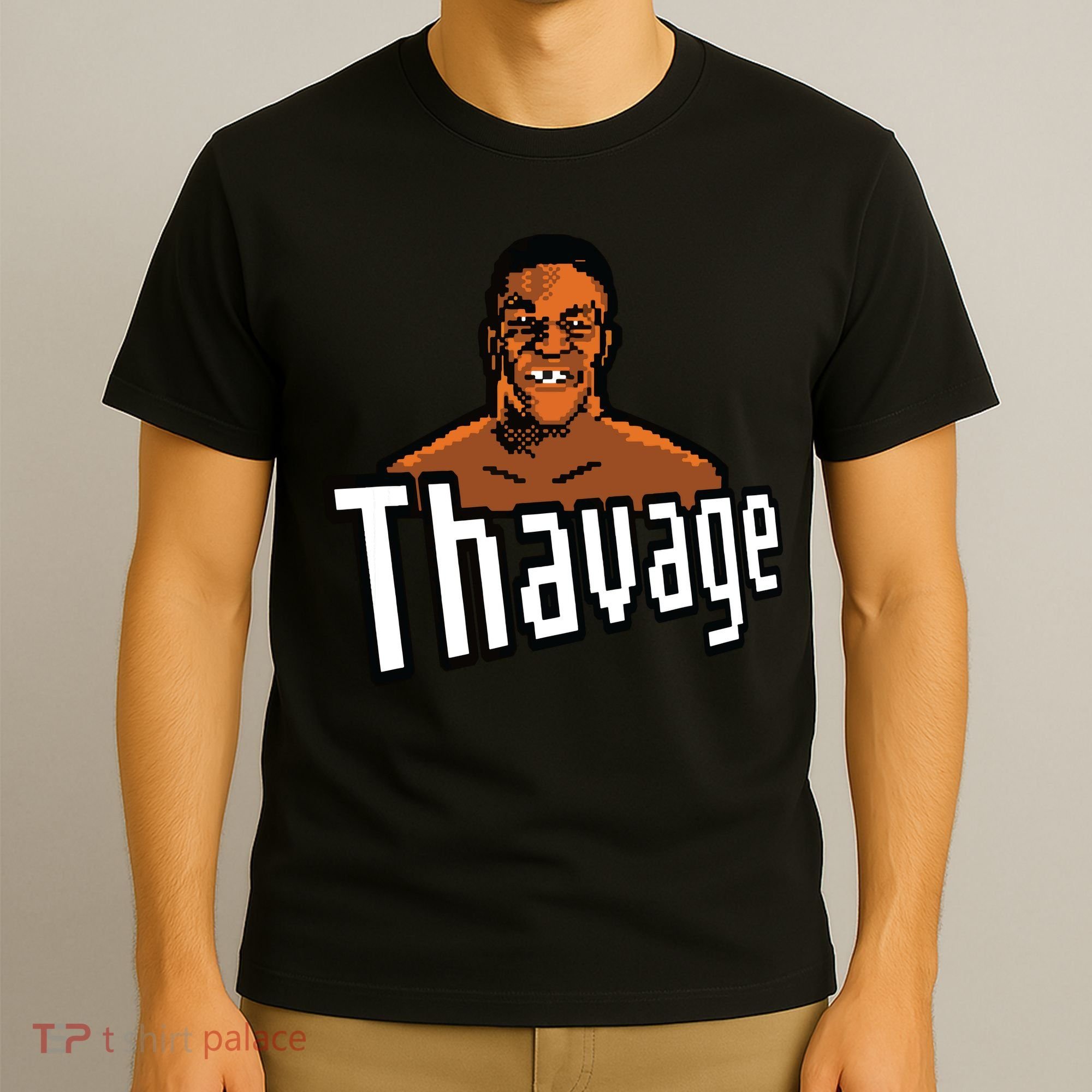 8bit Thavage Casual Wear Funny Thupreme Boxing Lisp T-Shirt
