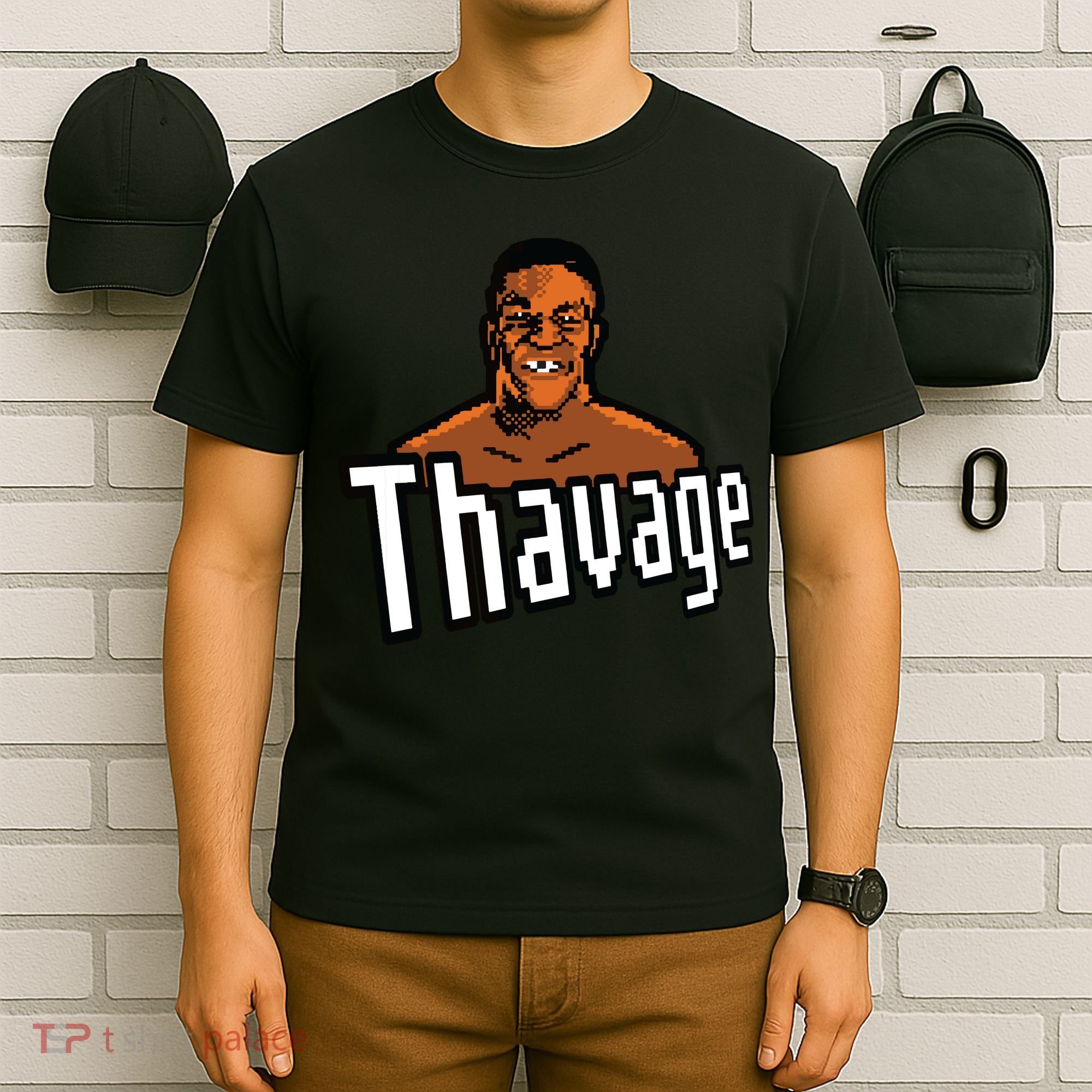 8bit Thavage Casual Wear Funny Thupreme Boxing Lisp T-Shirt