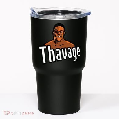 8bit Thavage Casual Wear Funny Thupreme Boxing Lisp Tumbler