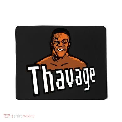 8bit Thavage Casual Wear Funny Thupreme Boxing Lisp Mousepad