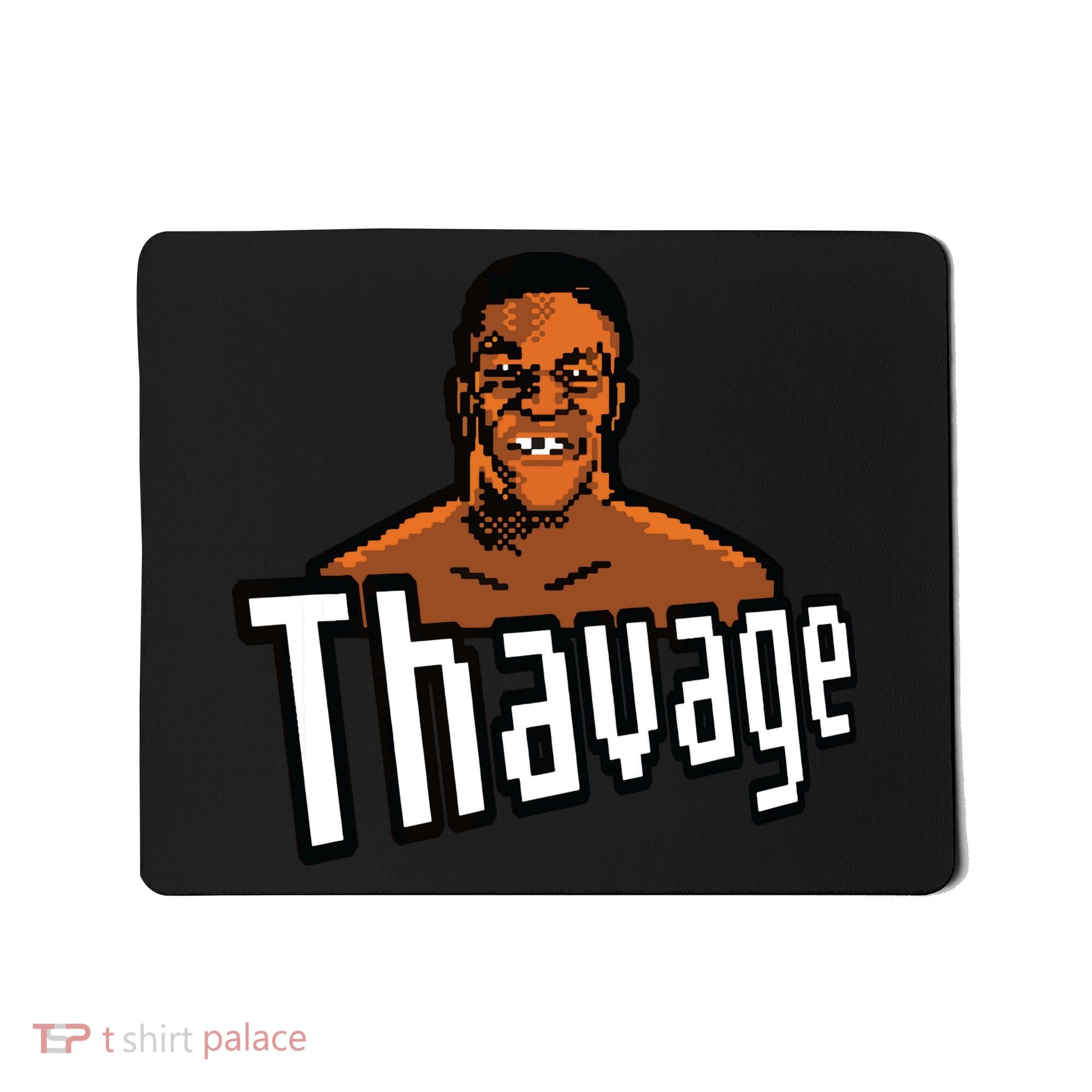 8bit Thavage Casual Wear Funny Thupreme Boxing Lisp Mousepad