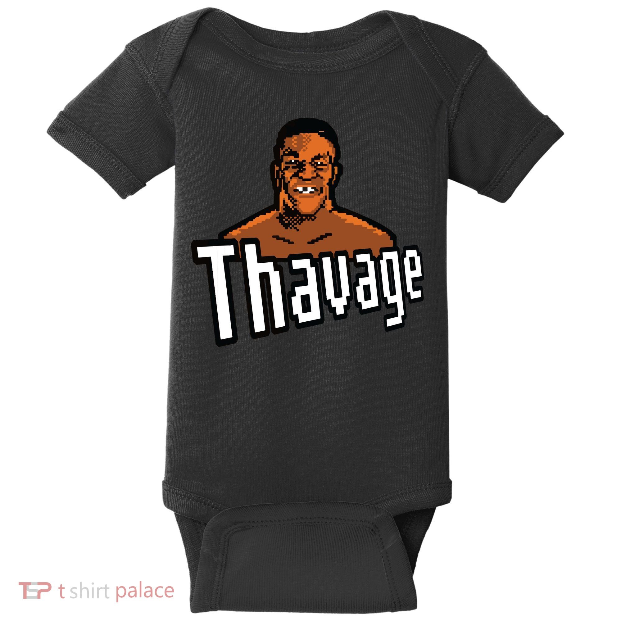 8bit Thavage Casual Wear Funny Thupreme Boxing Lisp Baby Bodysuit