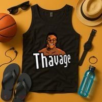 8bit Thavage Casual Wear Funny Thupreme Boxing Lisp Tank Top thumb 4