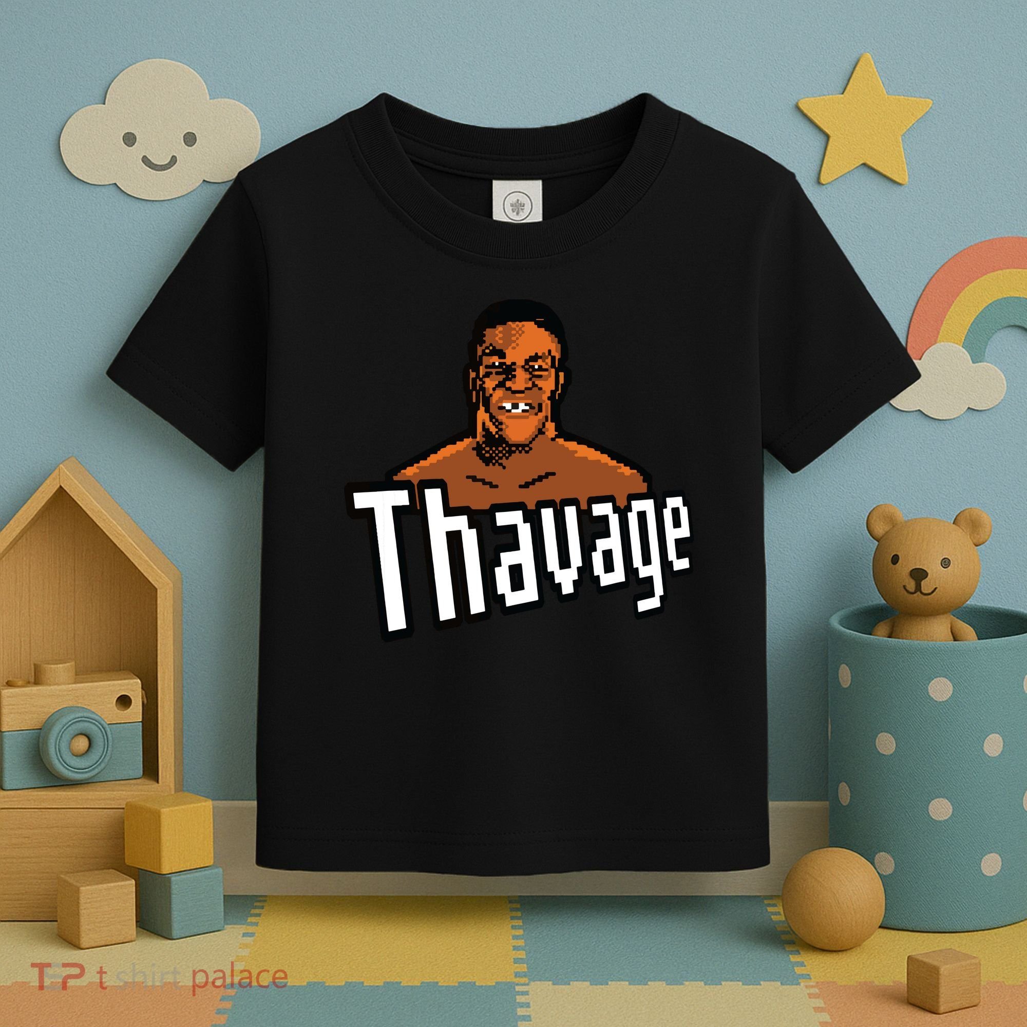 8bit Thavage Casual Wear Funny Thupreme Boxing Lisp Toddler T-Shirt