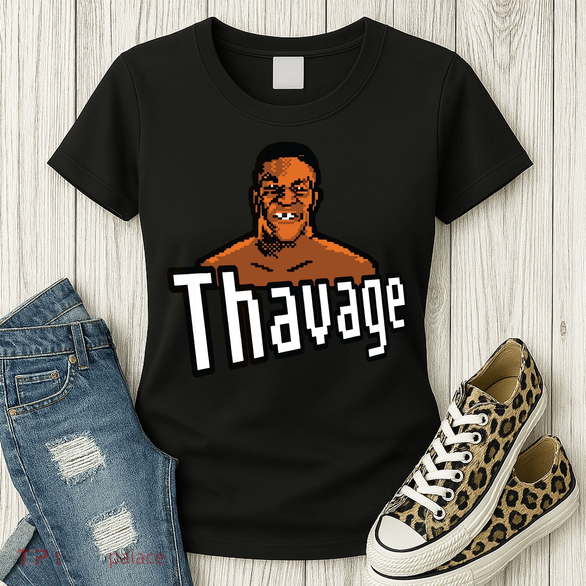 8bit Thavage Casual Wear Funny Thupreme Boxing Lisp Women's T-Shirt