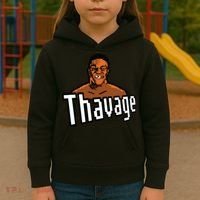 8bit Thavage Casual Wear Funny Thupreme Boxing Lisp Kids Hoodie thumb 3
