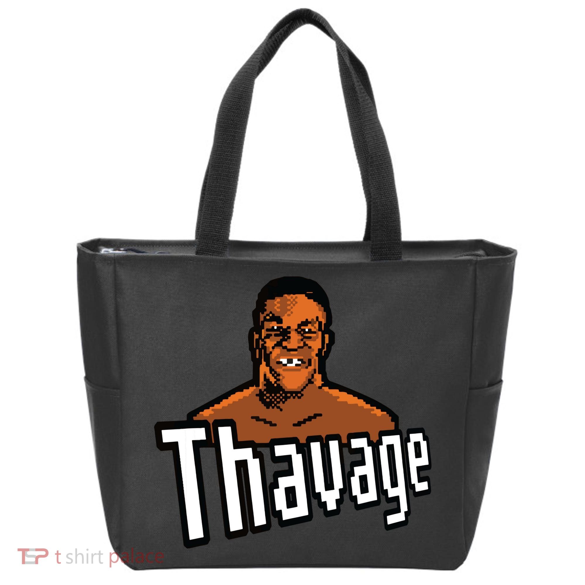 8bit Thavage Casual Wear Funny Thupreme Boxing Lisp Tote Bag