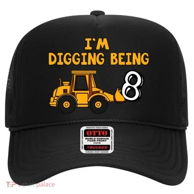 8th Birthday I'm Digging Being Eight Hat