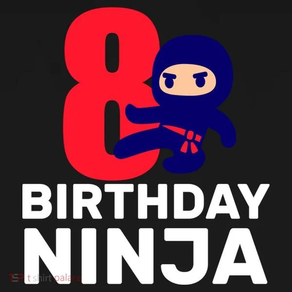 8th Birthday Ninja Doggie Tank