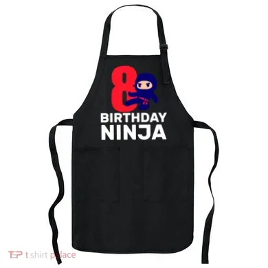 8th Birthday Ninja Apron