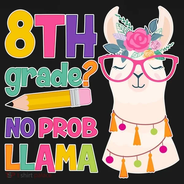 8th Grade? No Prob Llama Doggie Tank