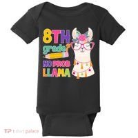 8th Grade? No Prob Llama Baby Bodysuit thumb 0